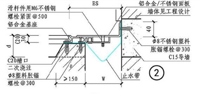 地面直角变形缝CD2-2盖板